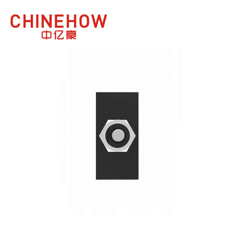 CVP-SM Hudraulic Magnetic Circuit Breaker Push To Reset Actuator with Tab(Q.C.250) 1P Black